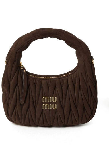 Miu Miu Wander Suede Handbag - MIU MIU - BALAAN 1