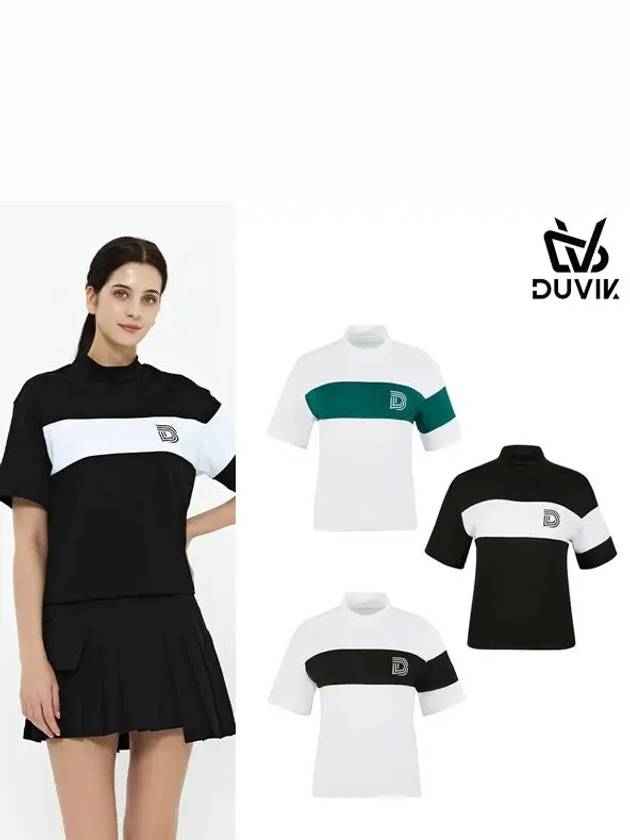 Half Round Crop Short Sleeve T-Shirt DD2WTS108WH - DUVIK - BALAAN 2