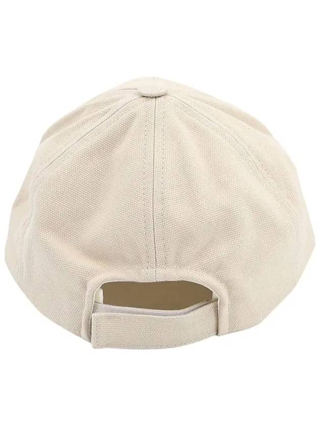 Tyron Logo Cotton Ball Cap Ecru Pink - ISABEL MARANT - BALAAN 5