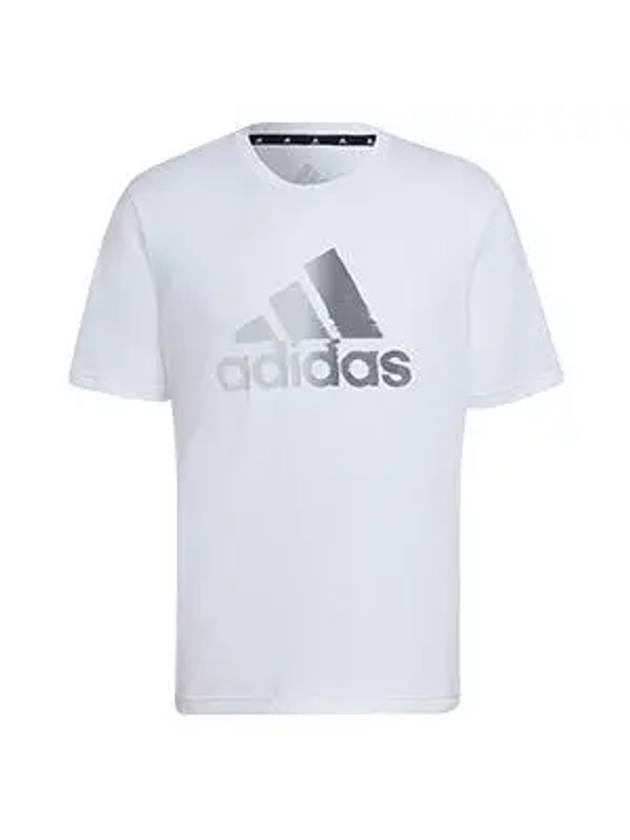 Aeroready Logo Short Sleeve T-Shirt White - ADIDAS - BALAAN 1