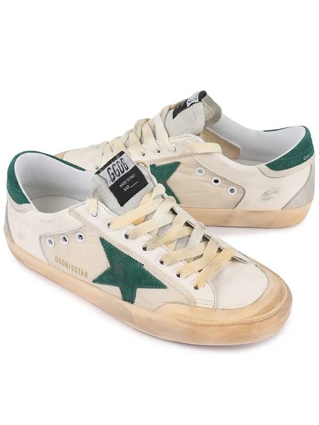 Superstar Low Top Sneakers Green Beige - GOLDEN GOOSE - BALAAN 4