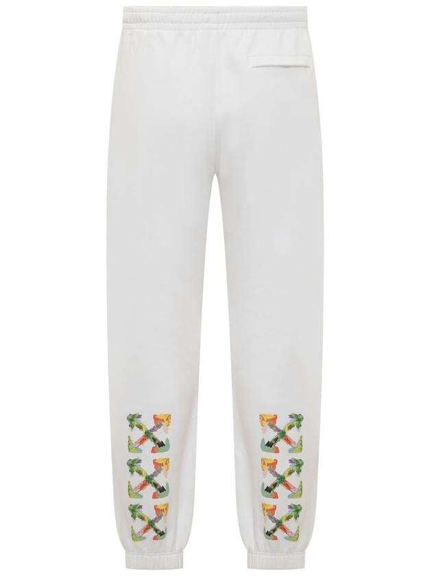 Men's Brush Arrow Track Pants White - OFF WHITE - BALAAN 5