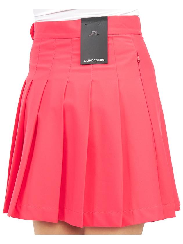 Women's Golf Adina Skirt Pink - J.LINDEBERG - BALAAN 11