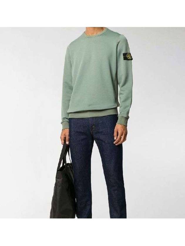 Wappen Patch Sweatshirt Green - STONE ISLAND - BALAAN 7