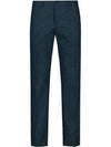 Men's Lois C Micro Pattern Slacks Navy - J.LINDEBERG - BALAAN 2