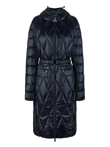 23FW 1C00008 595ZZ 778 Serilong Women’s Long Down Hooded Jacket Night Blue 997753 - MONCLER - BALAAN 1