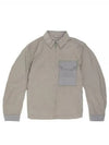 Pocket Zip-Up Mid Layer Jacket Grey - TEN C - BALAAN 2