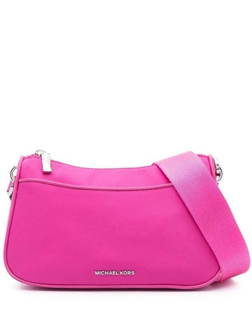 Fuchsia Pink Jet Set Crossbody Bag In Nylon Woman - MICHAEL KORS - BALAAN 1