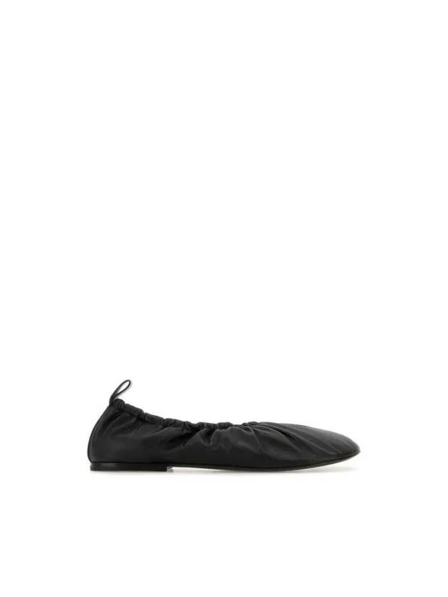 Gathered detail leather ballerina shoes J16WZ0016P5810 - JIL SANDER - BALAAN 2