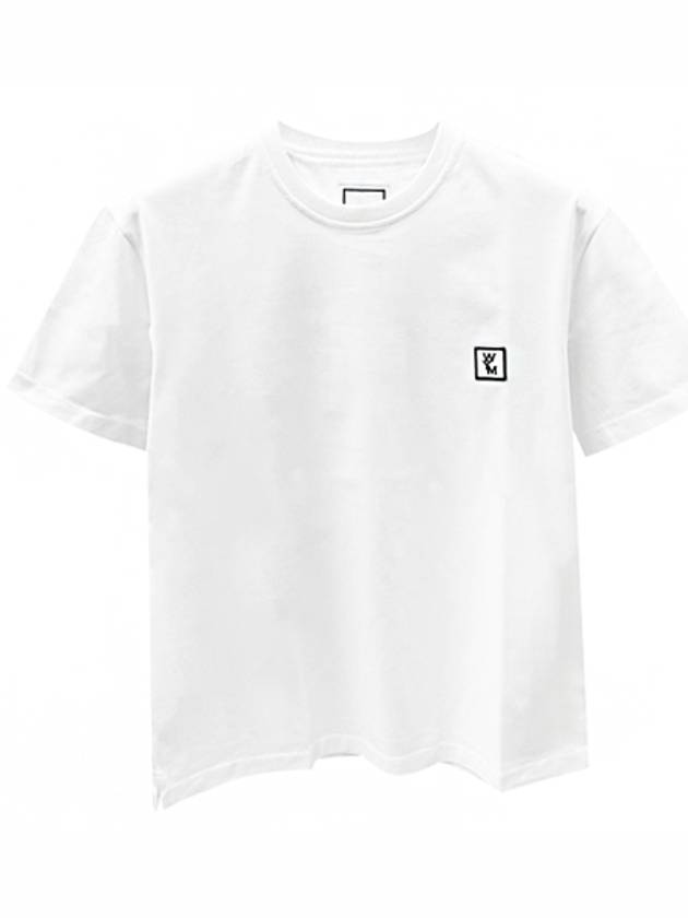 Logo Cotton Short Sleeve T-Shirt White - WOOYOUNGMI - BALAAN 2