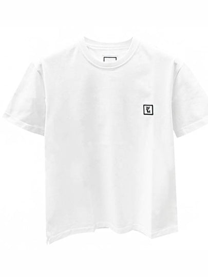 Logo Cotton Short Sleeve T-Shirt White - WOOYOUNGMI - BALAAN 2