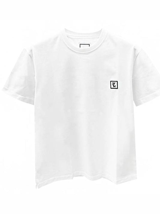 Logo Cotton Short Sleeve T-Shirt White - WOOYOUNGMI - BALAAN 2