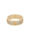 F Is Fendi Crystal Ring Gold - FENDI - BALAAN 4