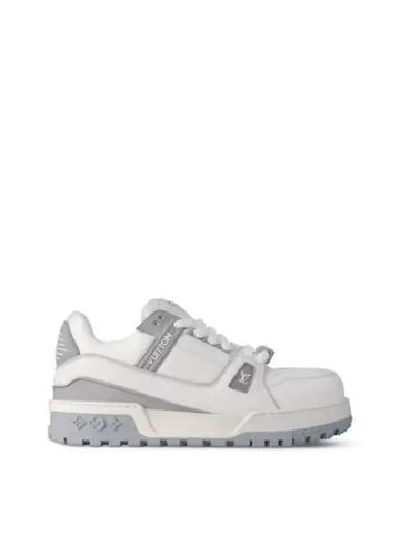 LV Trainer Maxi Low Top Sneakers Grey - LOUIS VUITTON - BALAAN 1