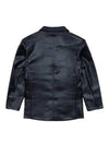 Men's Double Breasted Leather Jacket Black - HOUSE OF SUNNY - BALAAN 3