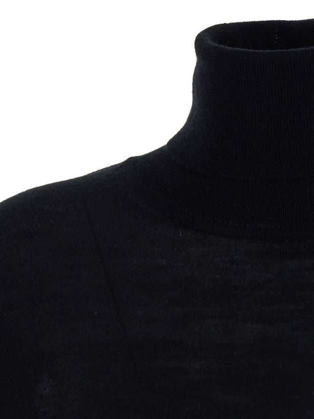 Black High Neck Sweater In Fabric Woman - P.A.R.O.S.H. - BALAAN 3