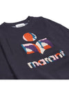 Mobily Logo Sweatshirt Fade Night - ISABEL MARANT - BALAAN 4