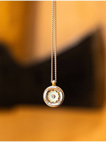 Unisex Time Cog Coin Necklace - BE/GINS - BALAAN 1