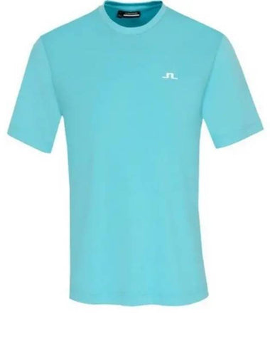 Ade Regular Fit Short Sleeve T-Shirt Light Blue - J.LINDEBERG - BALAAN 1