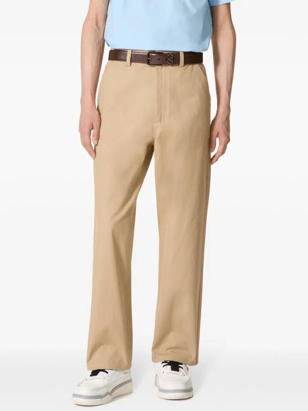 Valentino Garavani Trousers Beige - VALENTINO - BALAAN 3