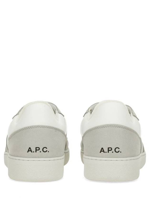 Pain Leather Low Top Sneakers White - A.P.C. - BALAAN 5