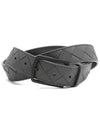 Men's Intrecciato Leather Belt Grey - BOTTEGA VENETA - BALAAN 4