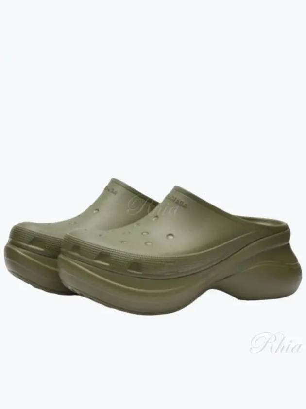 Rubber Mule Khaki - BALENCIAGA - BALAAN 2