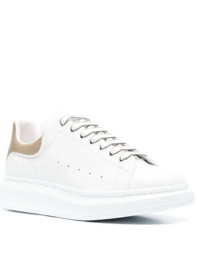 Oversized Low-Top Sneakers Mud White - ALEXANDER MCQUEEN - BALAAN 3