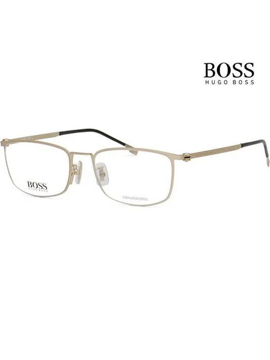 Hugo Boss Glasses Frame BOSS1351F AOZ Light Gold Frame Stainless Steel - HUGO BOSS - BALAAN 1