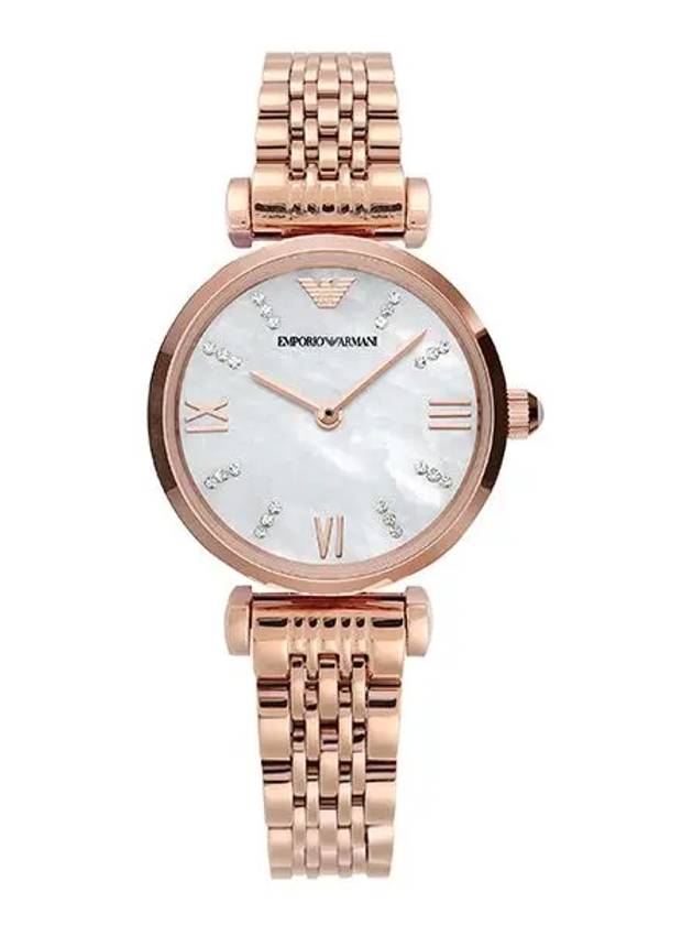 AR11316 Gianni Mother of Pearl Dial Women’s Metal Watch - EMPORIO ARMANI - BALAAN 1