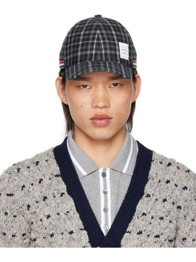 Classic 6-Panel Ball Cap Charcoal - THOM BROWNE - BALAAN 2