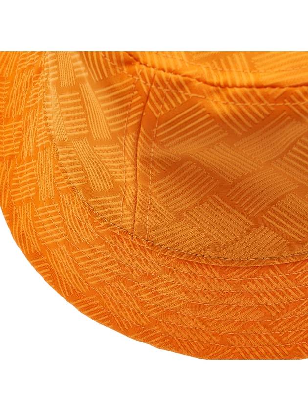 Intrecciato Jacquard Bucket Hat Tangerine - BOTTEGA VENETA - BALAAN 8