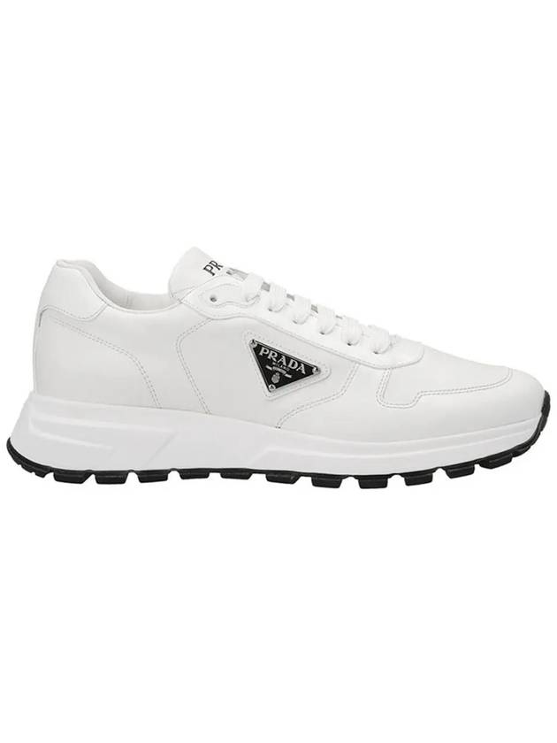 Spazzolato Sneakers White Black 2EE369 3LKI F0964 - PRADA - BALAAN 1