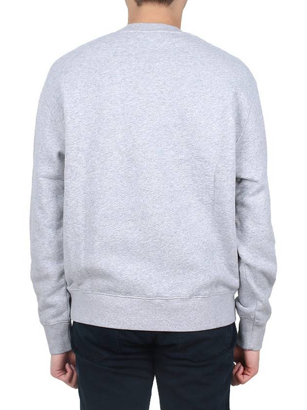 College Fox Print Sweatshirt Light Grey - MAISON KITSUNE - BALAAN 5