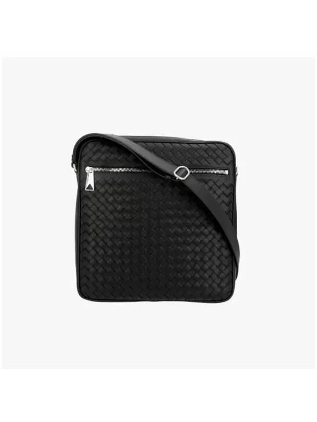 443872 V47W1 8803 V4651 Intrecciato Messenger Crossbody Bag - BOTTEGA VENETA - BALAAN 3