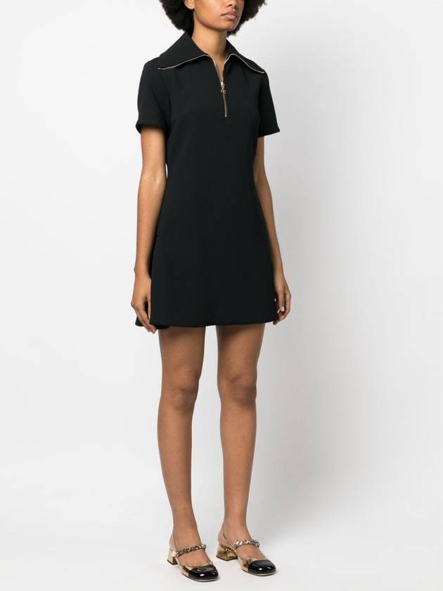 short dress DR1240150999B 999B BLACK - PATOU - BALAAN 4