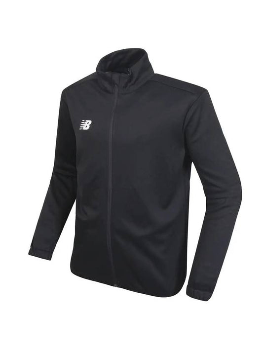 Team Training Knit Sport Jacket Black - NEW BALANCE - BALAAN 1