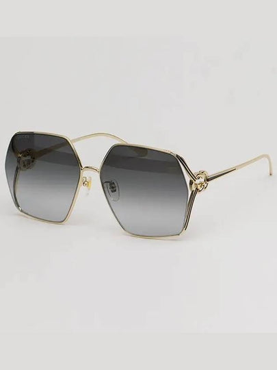 Eyewear Interlocking G Sunglasses Gold - GUCCI - BALAAN 2