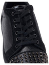 Louis Junior Spike Low Top Sneakers Black - CHRISTIAN LOUBOUTIN - BALAAN 9