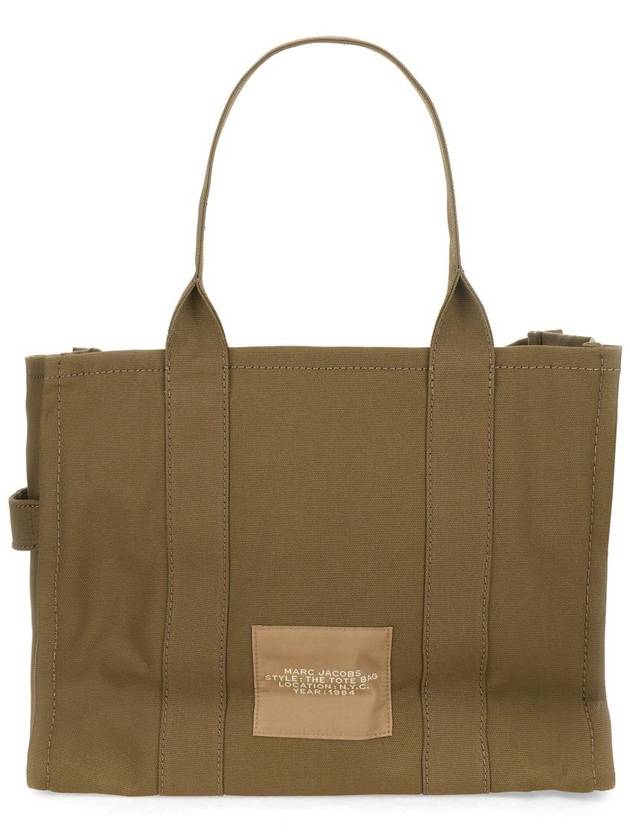 Signature Logo Tote Bag Dark Green - MARC JACOBS - BALAAN 3