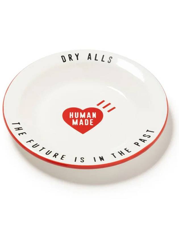 Enamel plate 180mm red HM27GD157 - HUMAN MADE - BALAAN 4