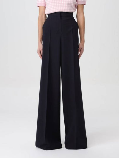 Cervo Welt Pocket Wool Wide Pants Ultramarine - MAX MARA - BALAAN 2