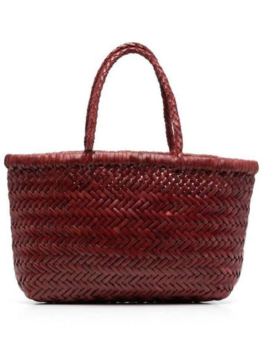 Mini Flat Gorra Tote Bag Bordeaux - DRAGON DIFFUSION - BALAAN 1