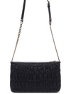 Pocono Goffre Chain Shoulder Bag Black Gold - PRADA - BALAAN 5