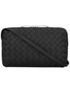 Women's Intrecciato New Nodini Cross Bag Matte Black - BOTTEGA VENETA - BALAAN 4