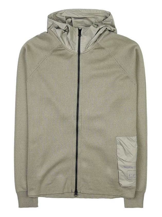 Metropolis Series Zip-Up Hoodie Silver Sage - CP COMPANY - BALAAN 11