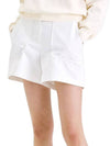 Hello Buddy Big Pocket Half Pants White - GOXO - BALAAN 1