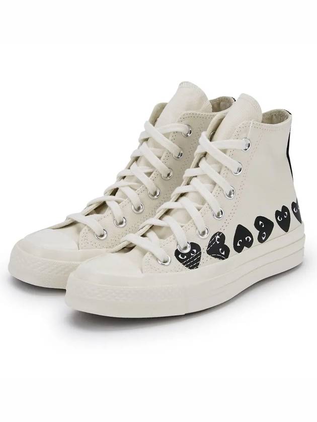 Comme des Gar ons heart logo white sneakers AZ K127 001 2 - COMME DES GARCONS PLAY - BALAAN 3