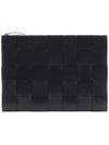 Cassette Intrecciato Medium Clutch Bag Black - BOTTEGA VENETA - BALAAN 3