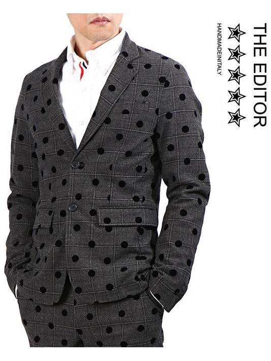 Men's single jacket 4020 5373 37 - THE EDITOR - BALAAN 1